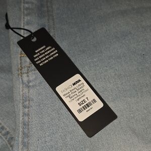 Fashion Nova Denim Jeans in Light Blue SIZE 7